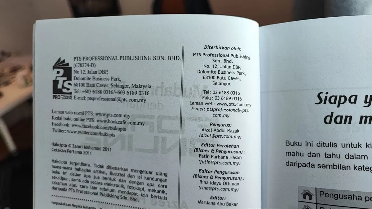 Imprint dalam Penerbitan Buku: Maksud, Fungsi, dan Contoh di Malaysia